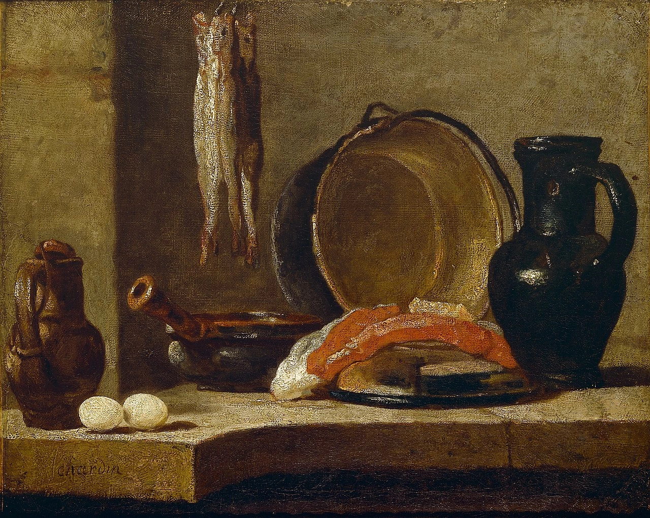 Jean Siméon Chardin - 112, Natura morta con utensili da cucina